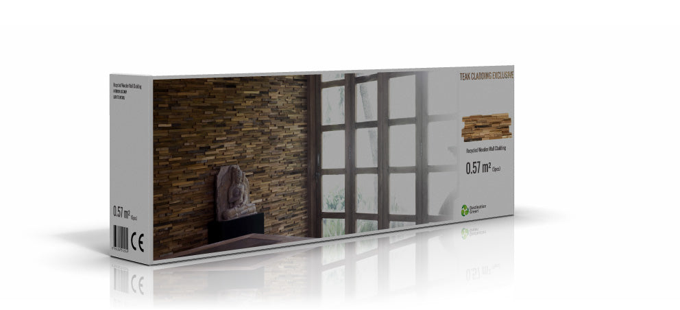 Houtstrips 3D wandpanelen