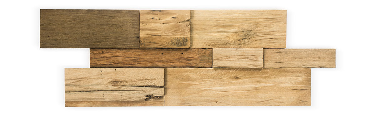 Houtstrips 3D wandpanelen